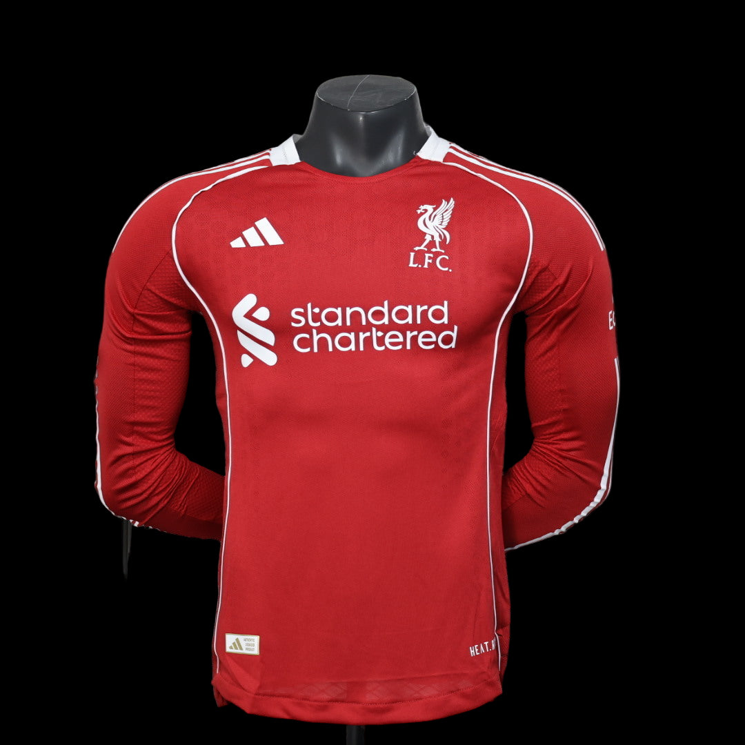 Liverpool Maillot Domicile Manche Longue 25/26